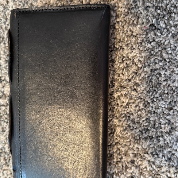 Patricia Nash Studded Black Leather Wallet - Picture 4 of 5